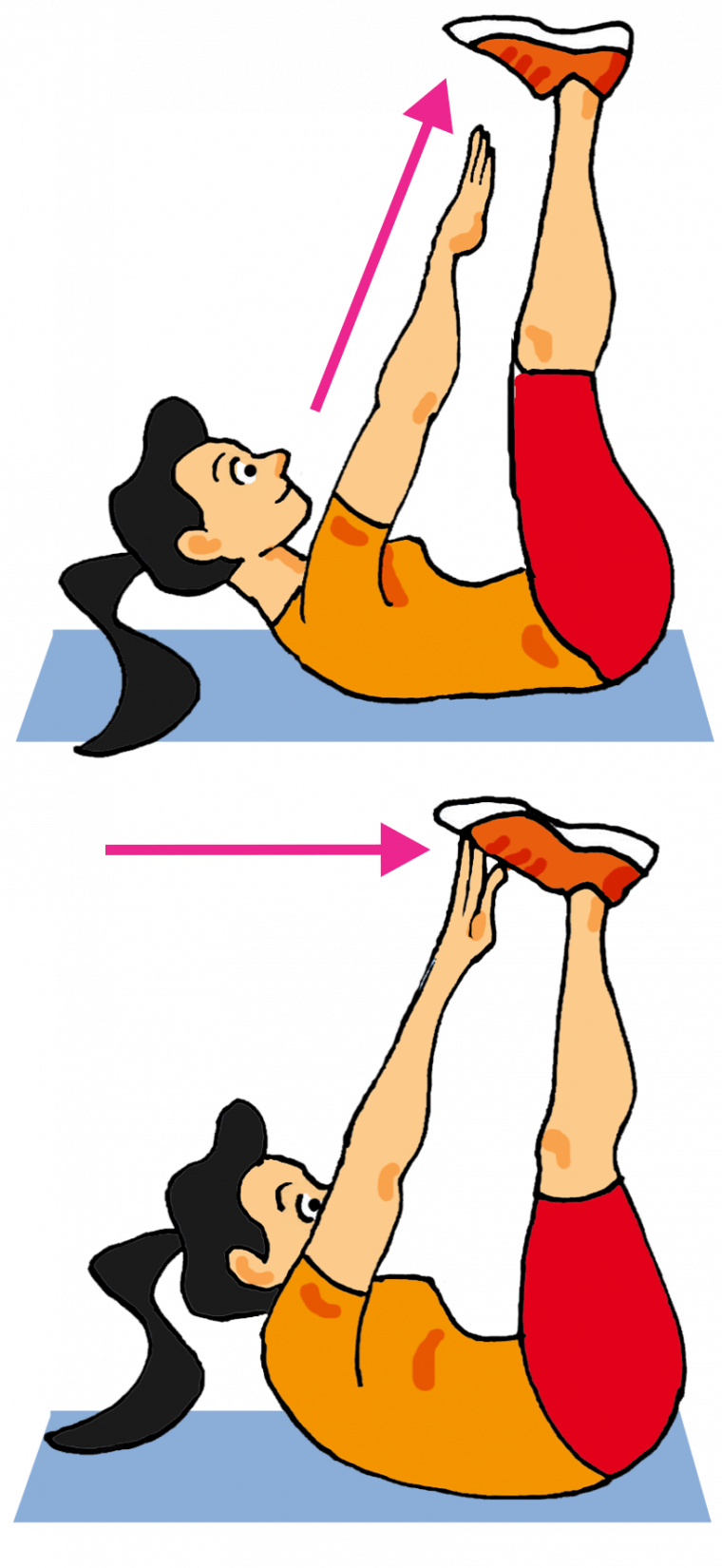 EJERCICIOS PARA ABDOMEN ALTO. Fundación Aprende con REYHAN