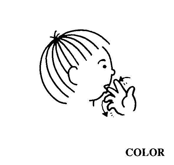 Colores en Lengua de Signos con tarjetas Aprende Lengua de Signos