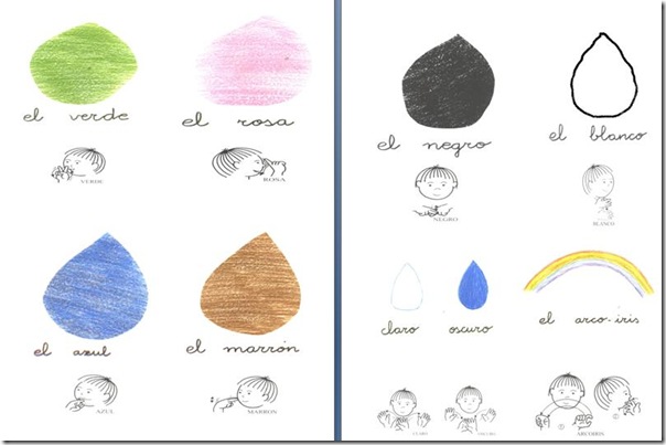 Lengua de Signos Española » Varios colores en Lengua de Signos Española