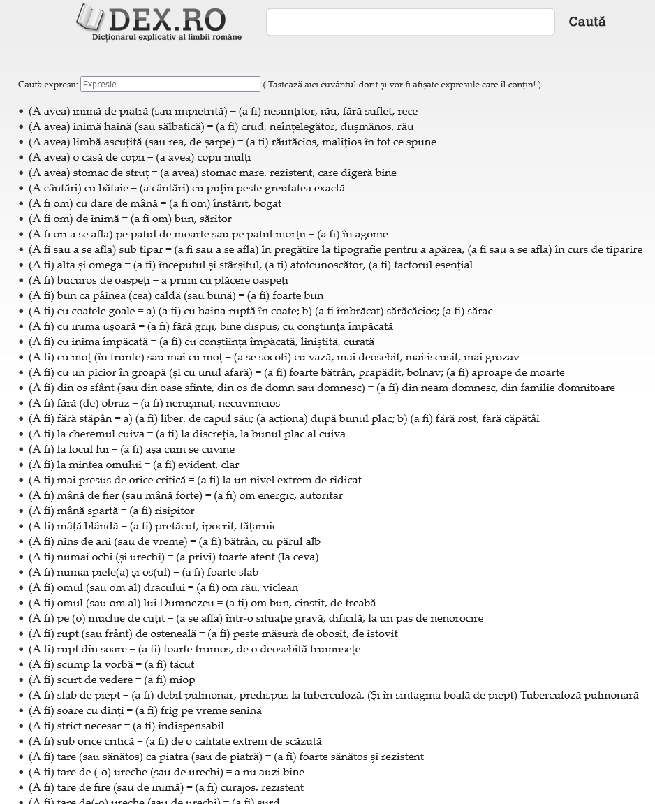 El Diccionario Explicativo De La Lengua Rumana El "DEX"