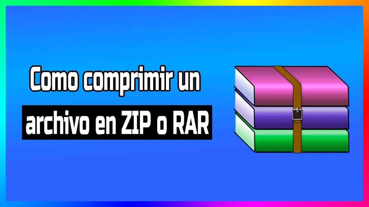Como comprimir un archivo en ZIP o RAR Aprende Tutoriales