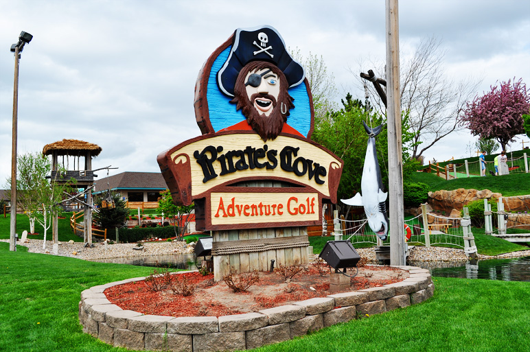 Day 4 Pirate’s Cove Mini Golf April's Art & Design
