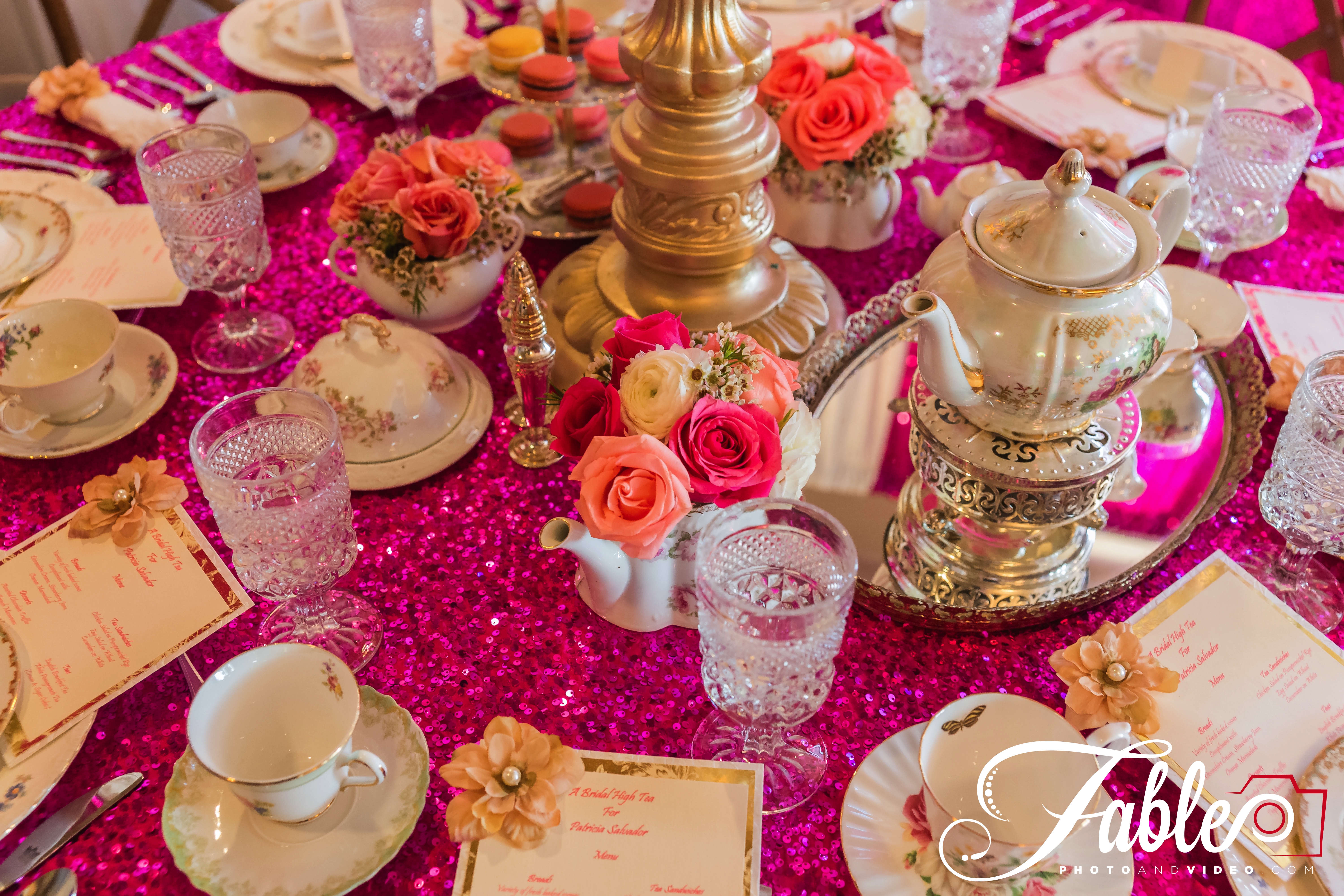Pillow talk... An Afternoon Tea Party As A Bridal Shower