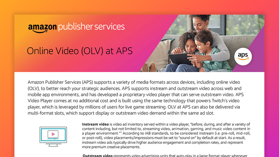 Resources Amazon Publisher Services