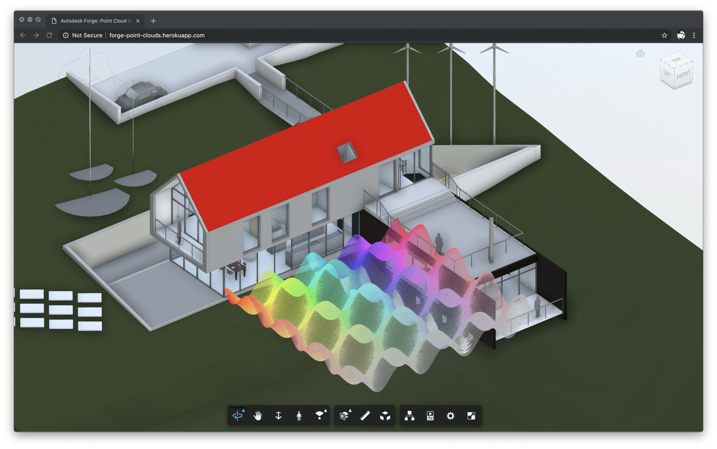 Basic point clouds in Viewer Autodesk Platform Services