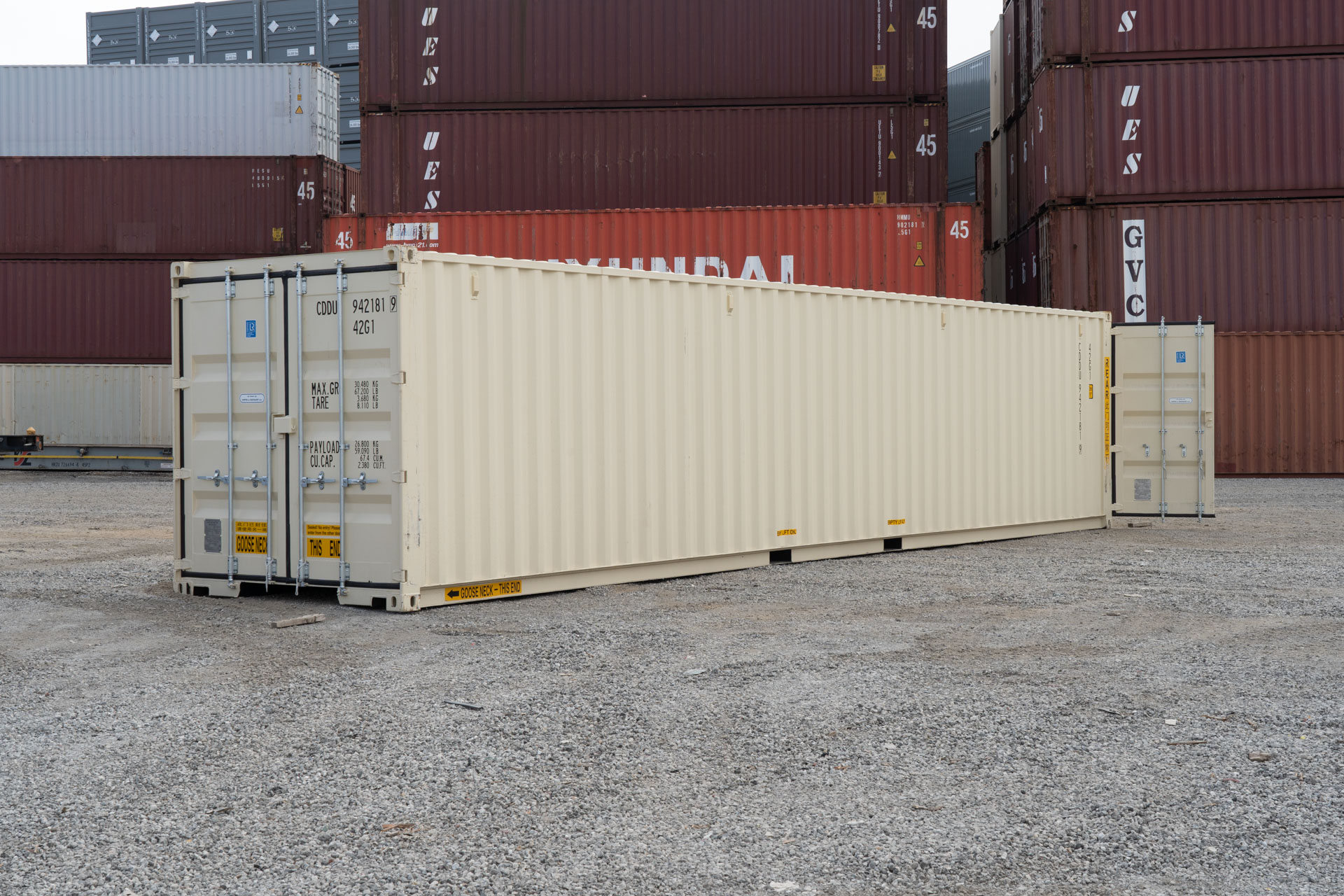 40foot Double Door Shipping Container New American Portable Storage