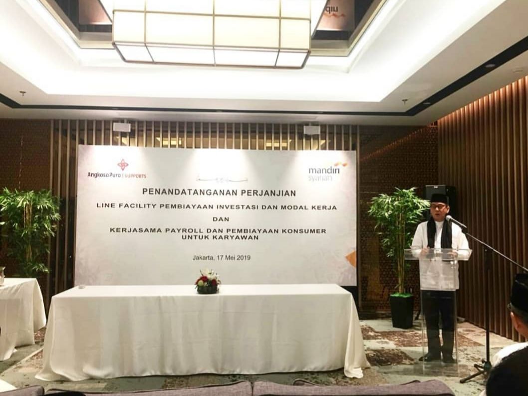 PT Angkasa Pura Suport Collaborates with Bank Syariah