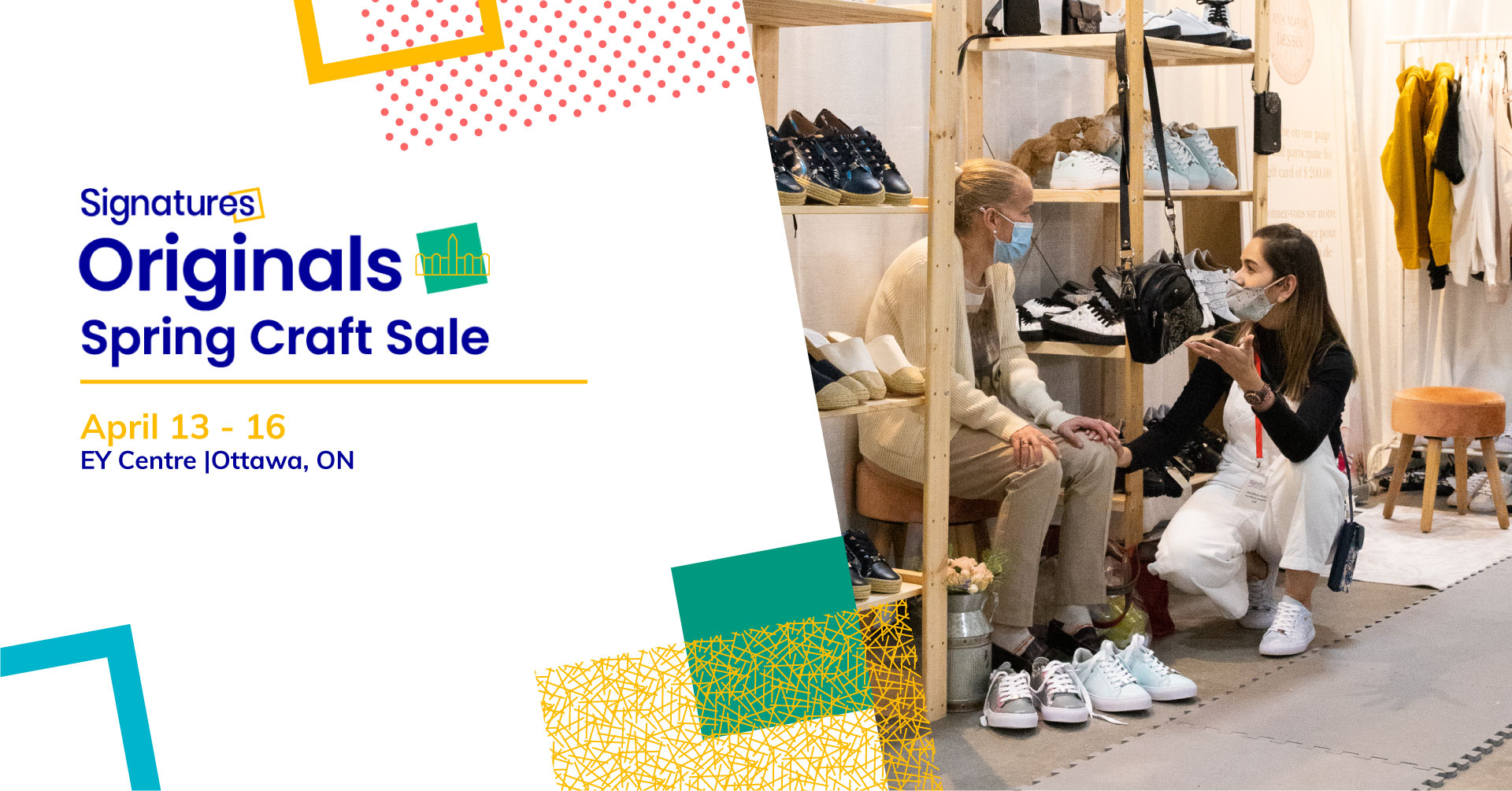 Signatures Originals Spring Craft Sale—April 13 to 16 at EY Centre