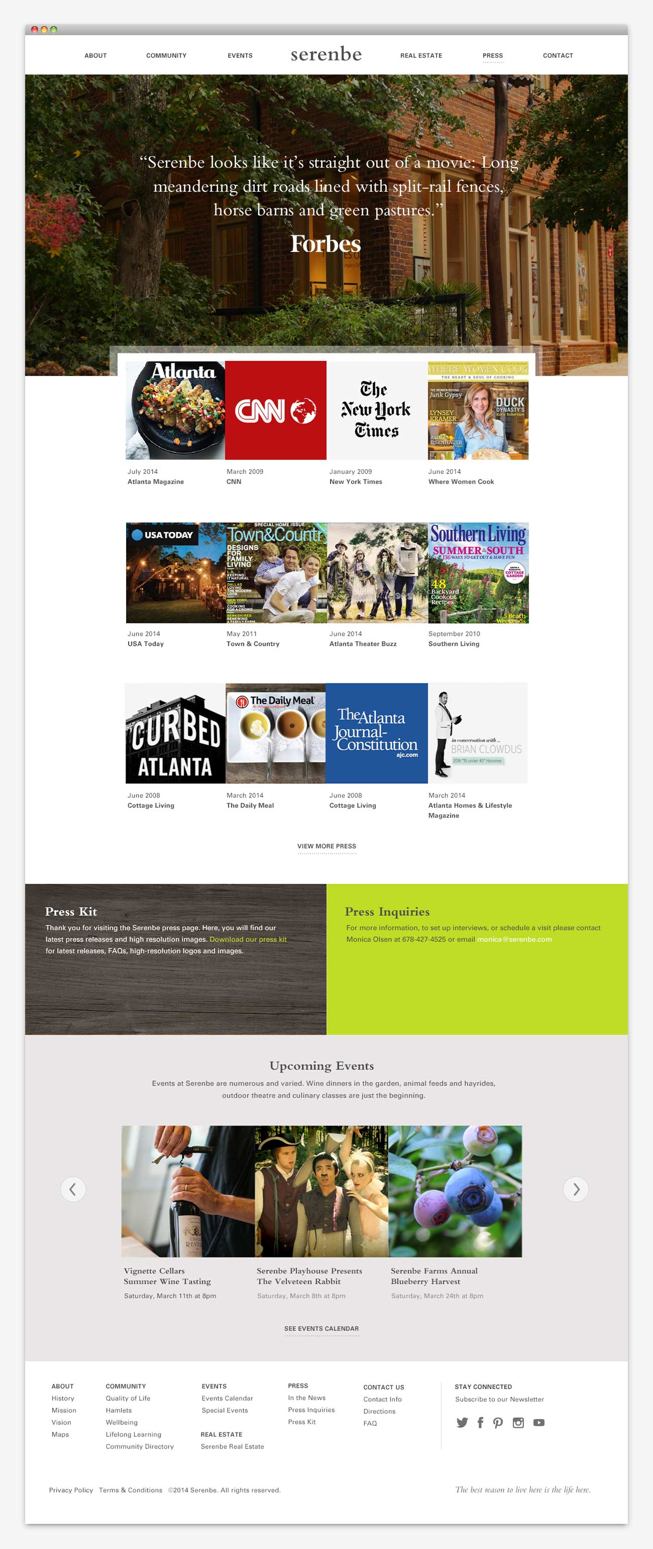 Serenbe Apartment One Serenbe Apartment One