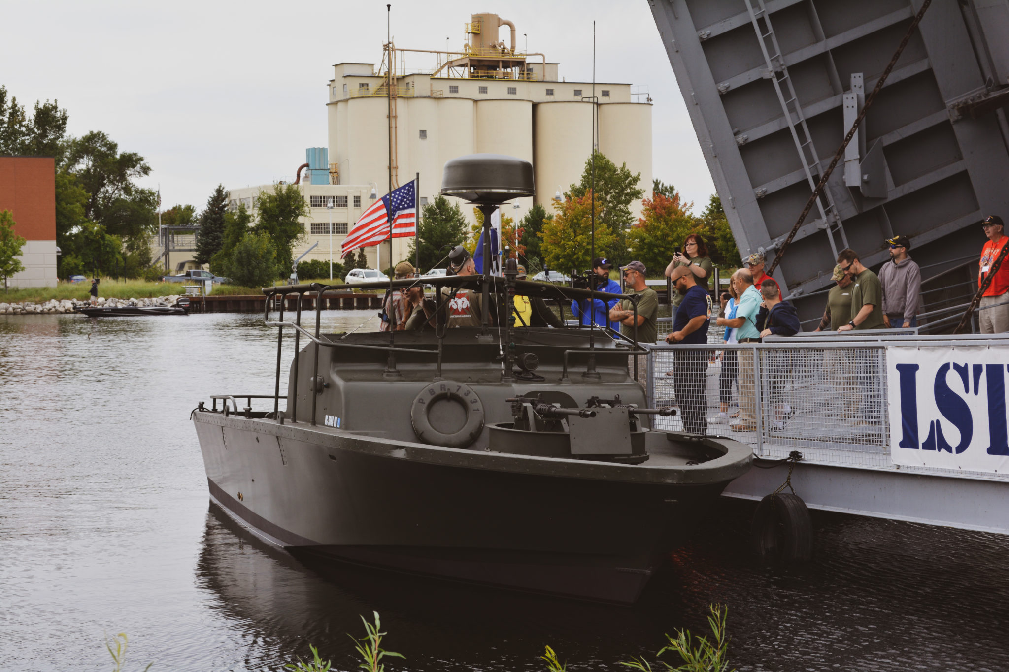 Vietnam-Era River Patrol Boat Roars Back To Life On Lake Michigan