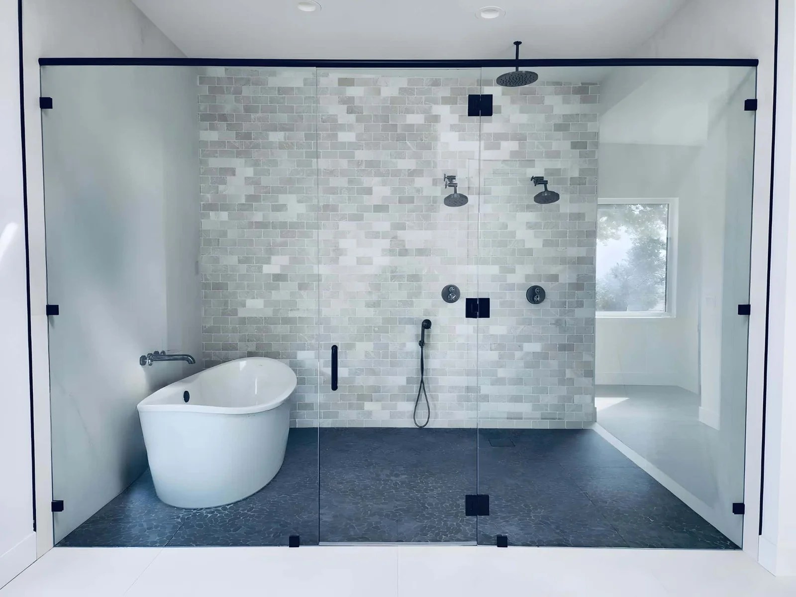 Custom Shower Doors AQ Glass