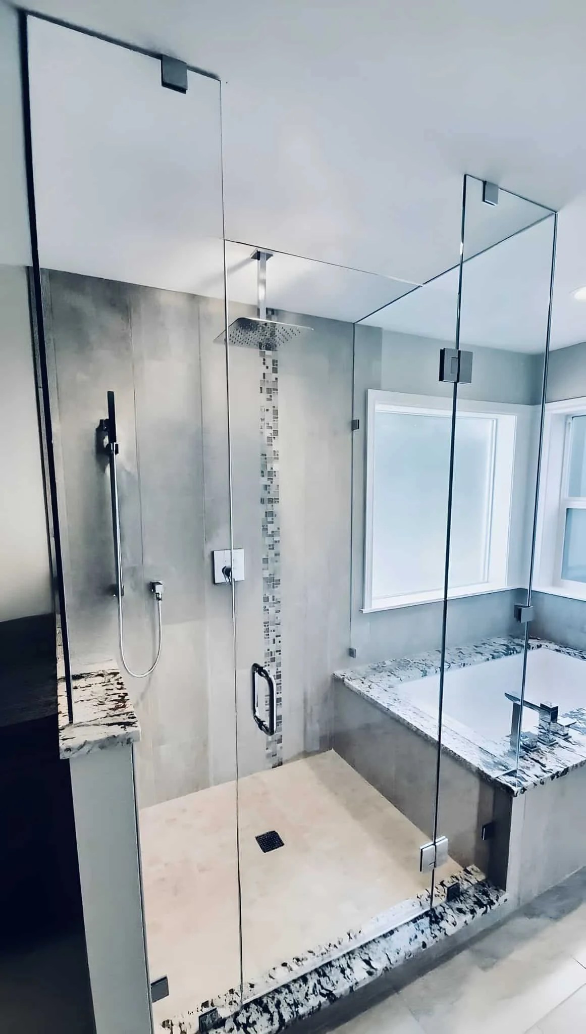Custom Shower Doors AQ Glass