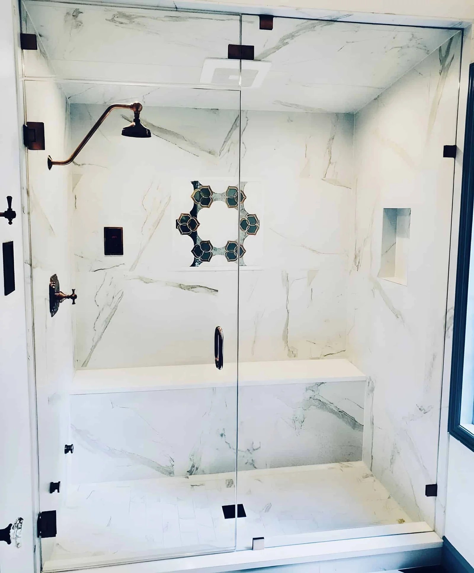 Custom Shower Doors AQ Glass