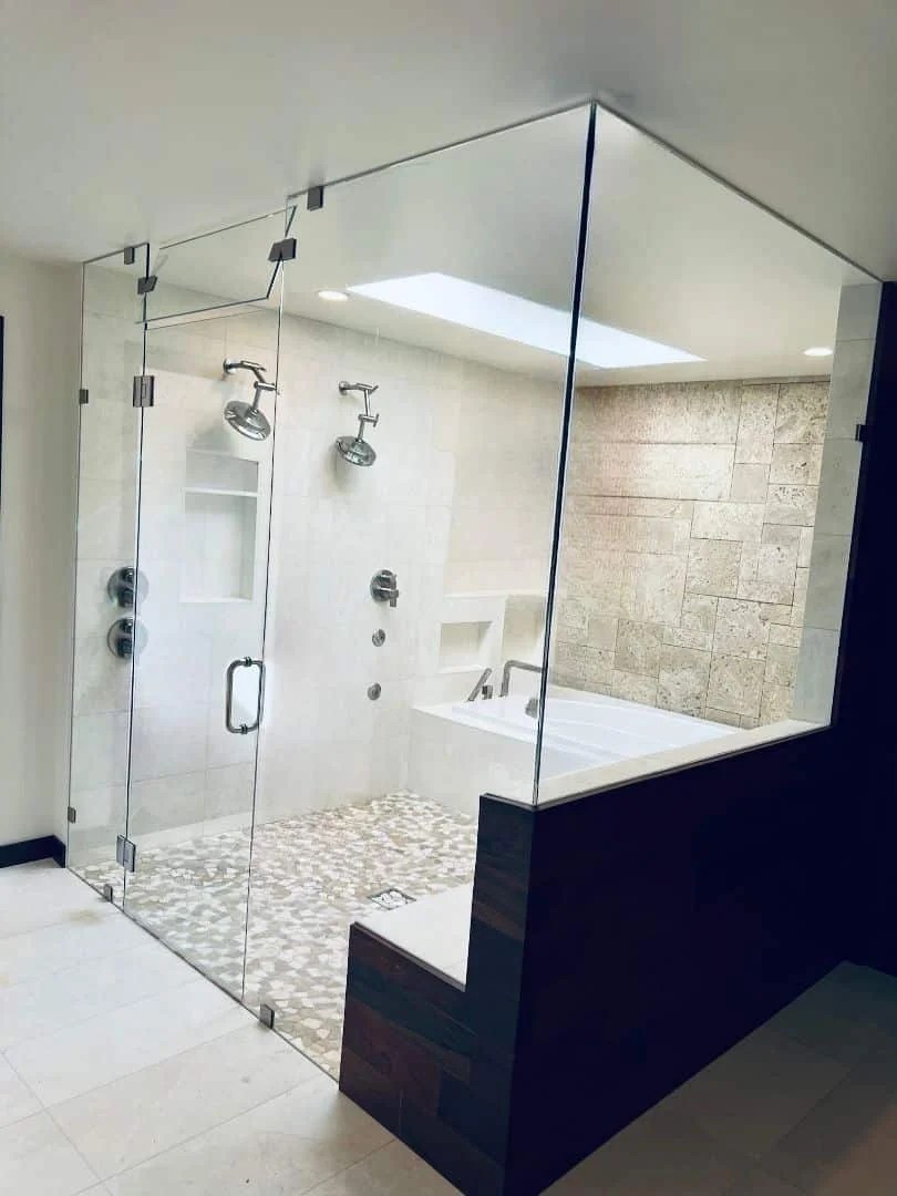 Custom Shower Doors AQ Glass