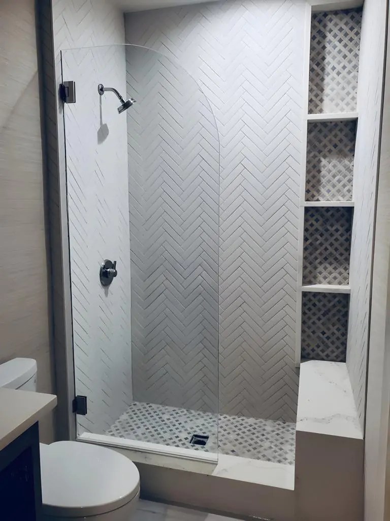 Frameless Glass Shower Splash Panels Gallery AQ Glass AZ