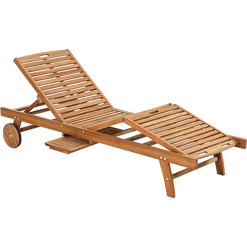 Teak sun lounger outdoor Maldives beach Jepara Teak