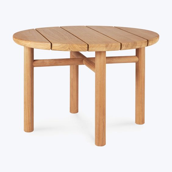 Teak Quatro Outdoor Coffee Table Furniture Jepara Teak
