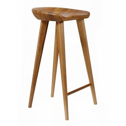 Modern royal teak bar stools 4 legs Jepara Teak