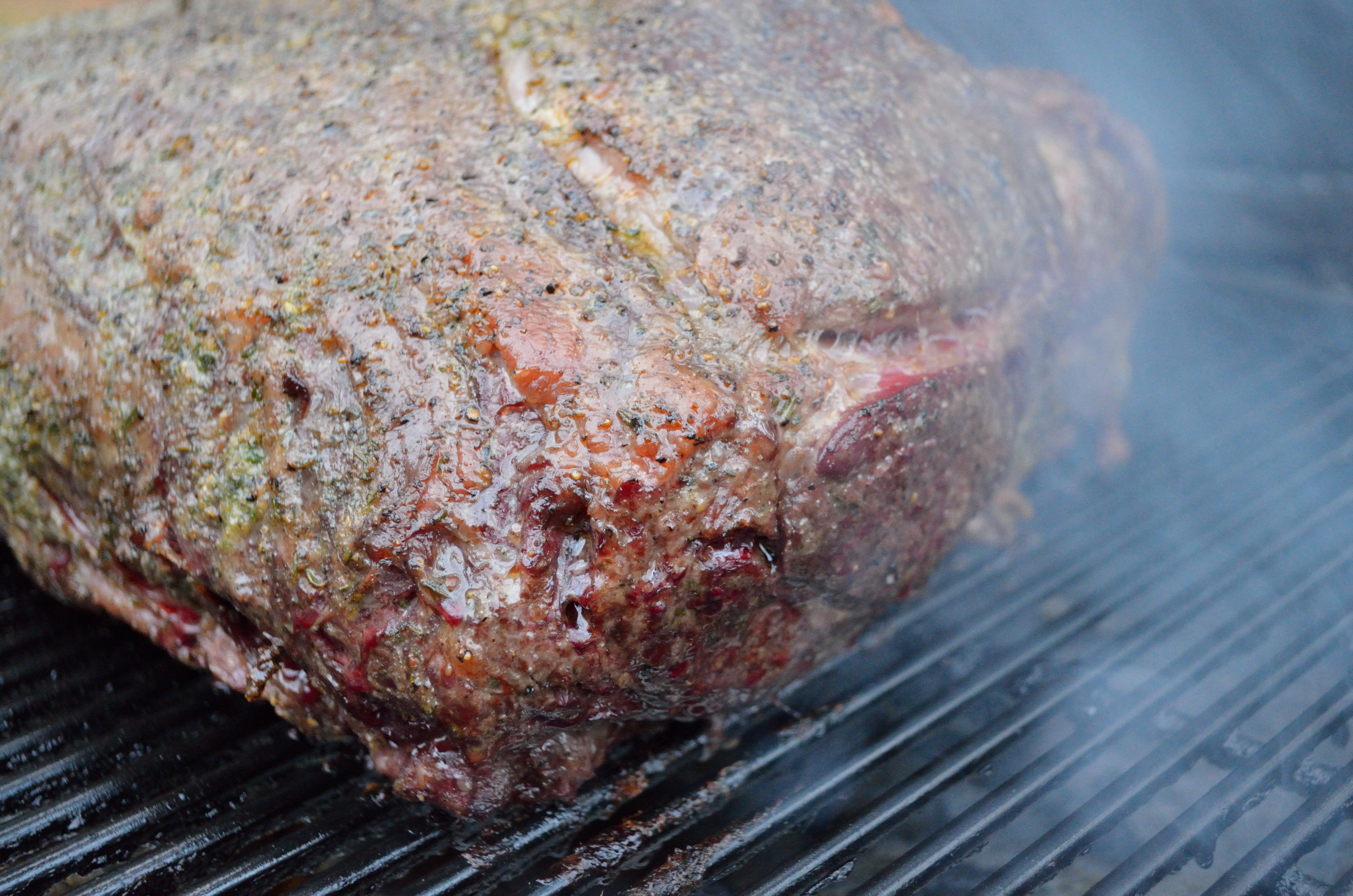 Standing Prime Rib Roast Primo Grills & Smokers Aqua BBQ