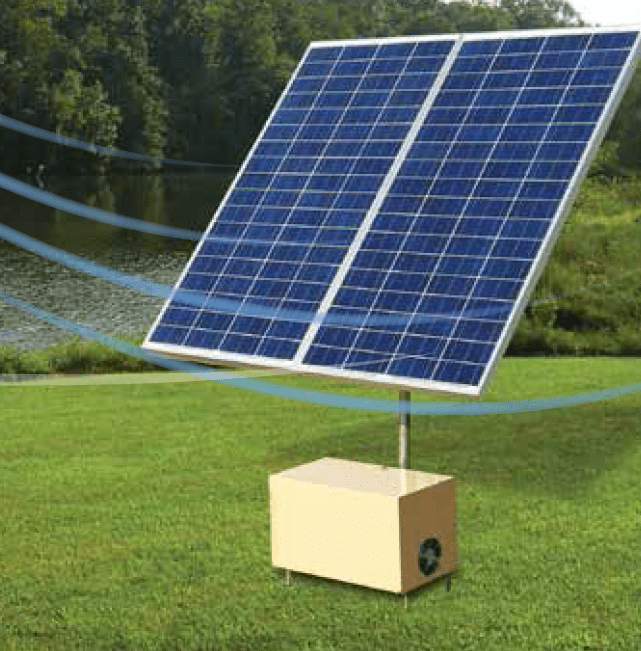 AerMaster DD Solar Aerator Outdoor Water Solutions Aquaculture