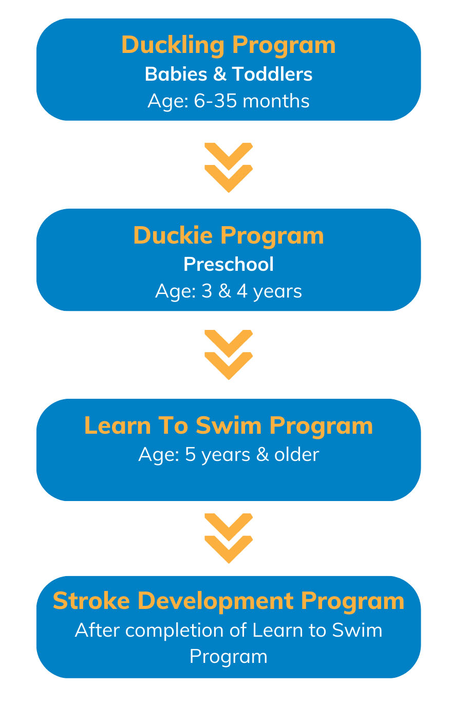 aquaDucks Swim School Swimming lessons for all Program Overview