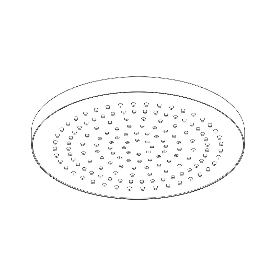Rainfall shower head ø 200 mm // h. 16mm Aquaelite