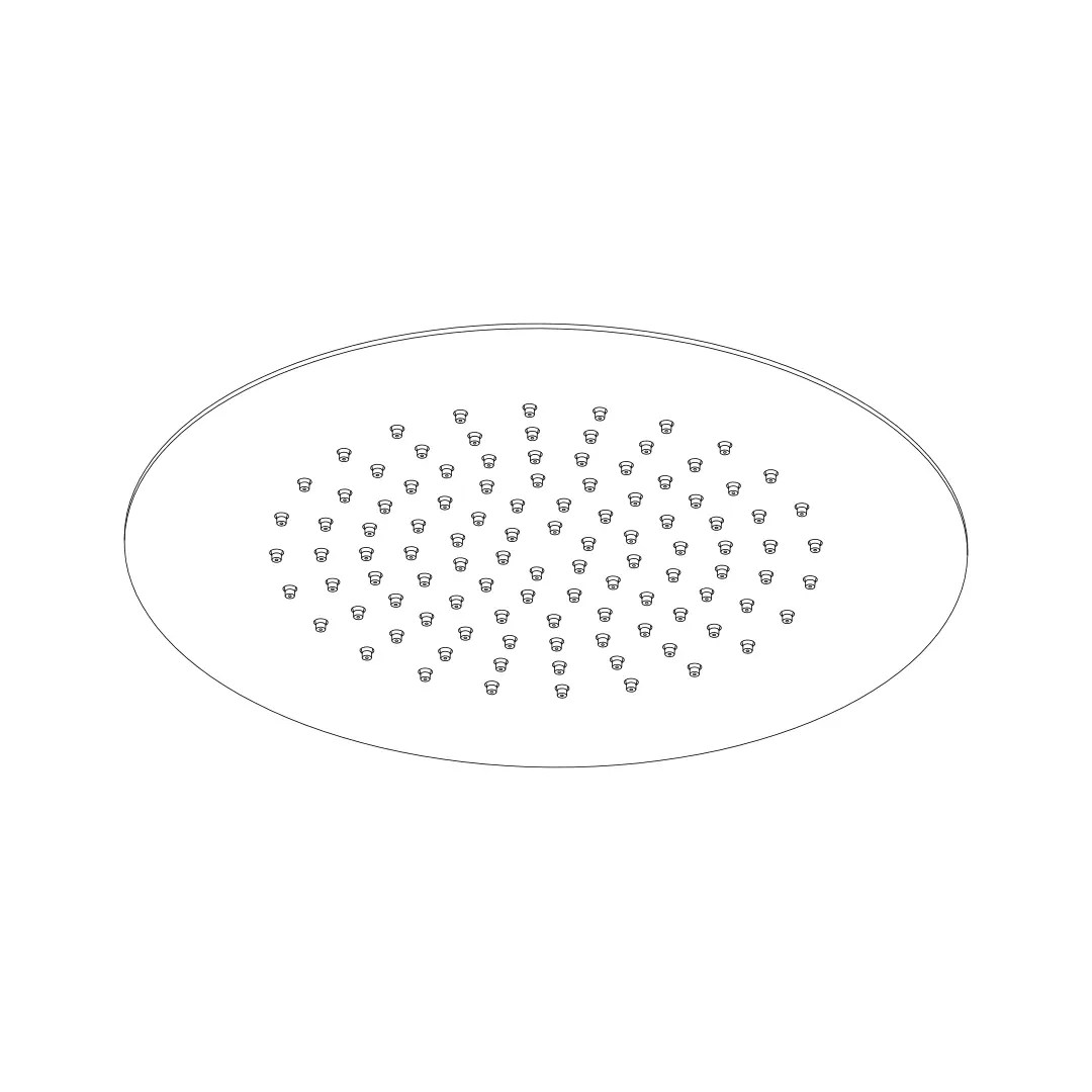 Rainfall shower head ø 300 mm // h. 2 mm Aquaelite