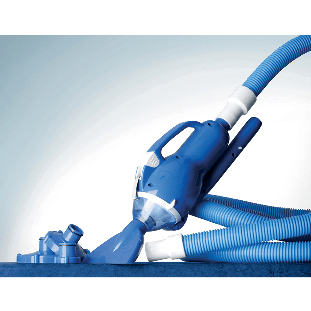 Complete cleaning system for soft sided pools