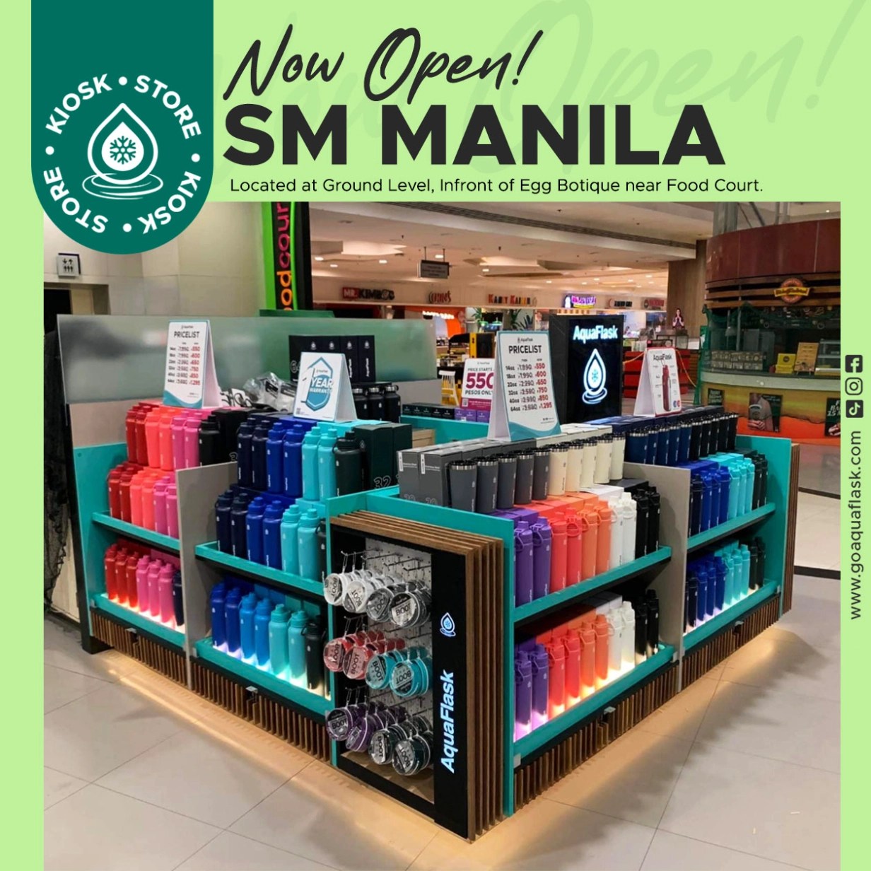 SM City Manila Aquaflask