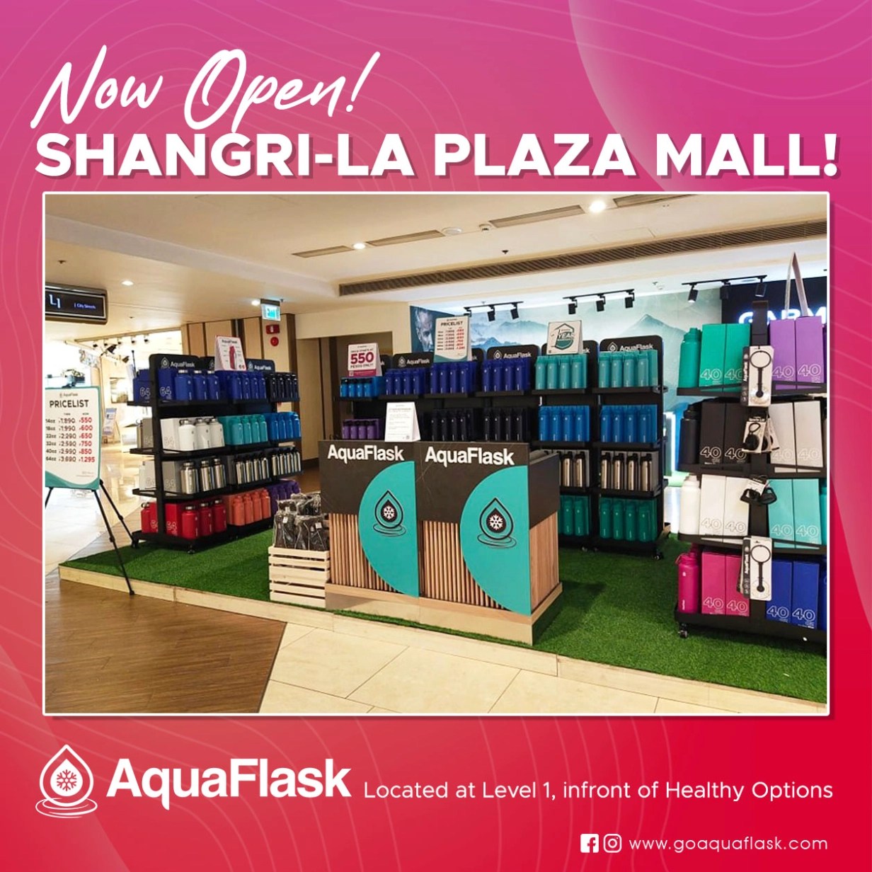 ShangriLa Plaza Mall Aquaflask