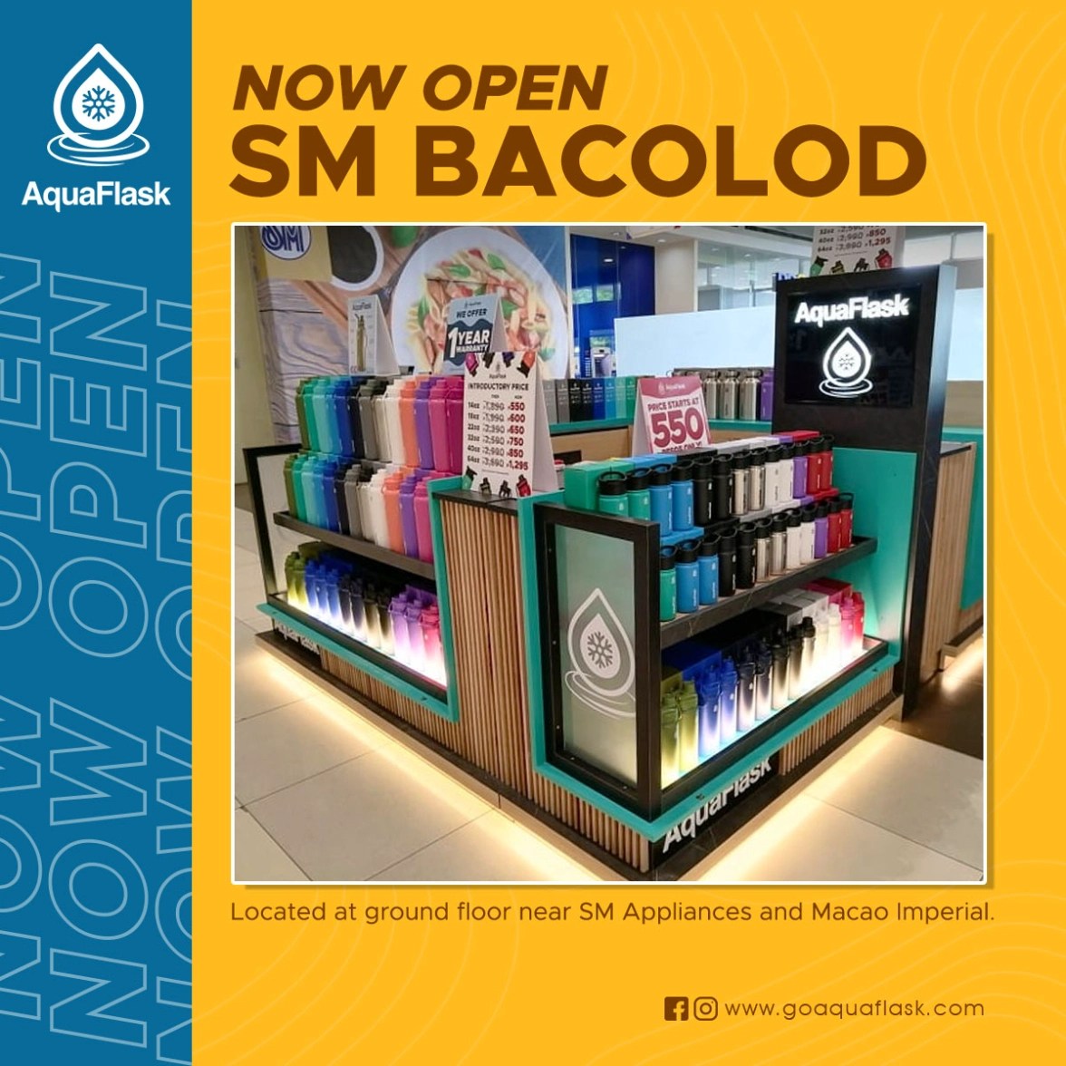 SM City Bacolod Aquaflask