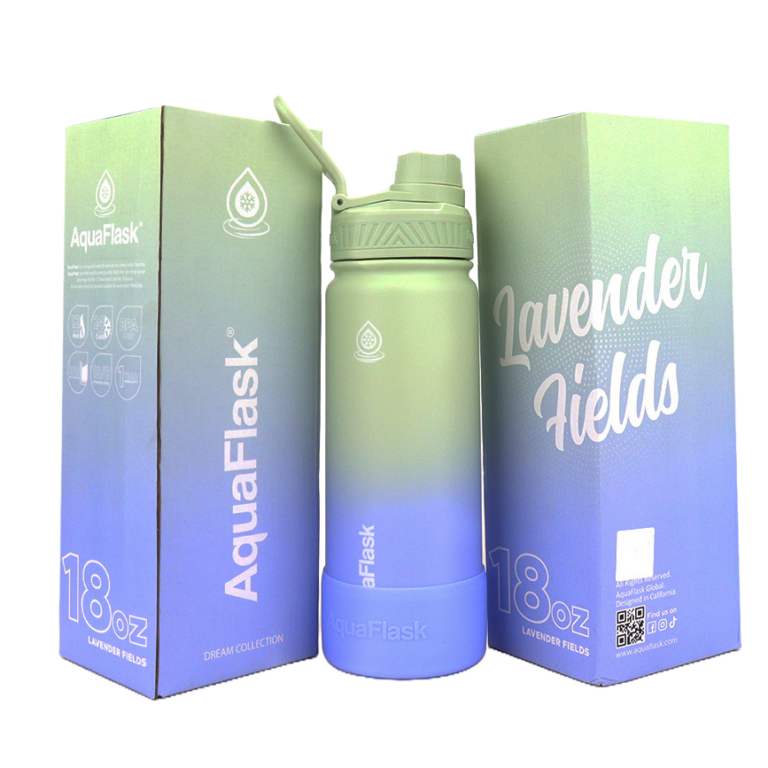 18oz Dream Collection Lavender fields Aquaflask
