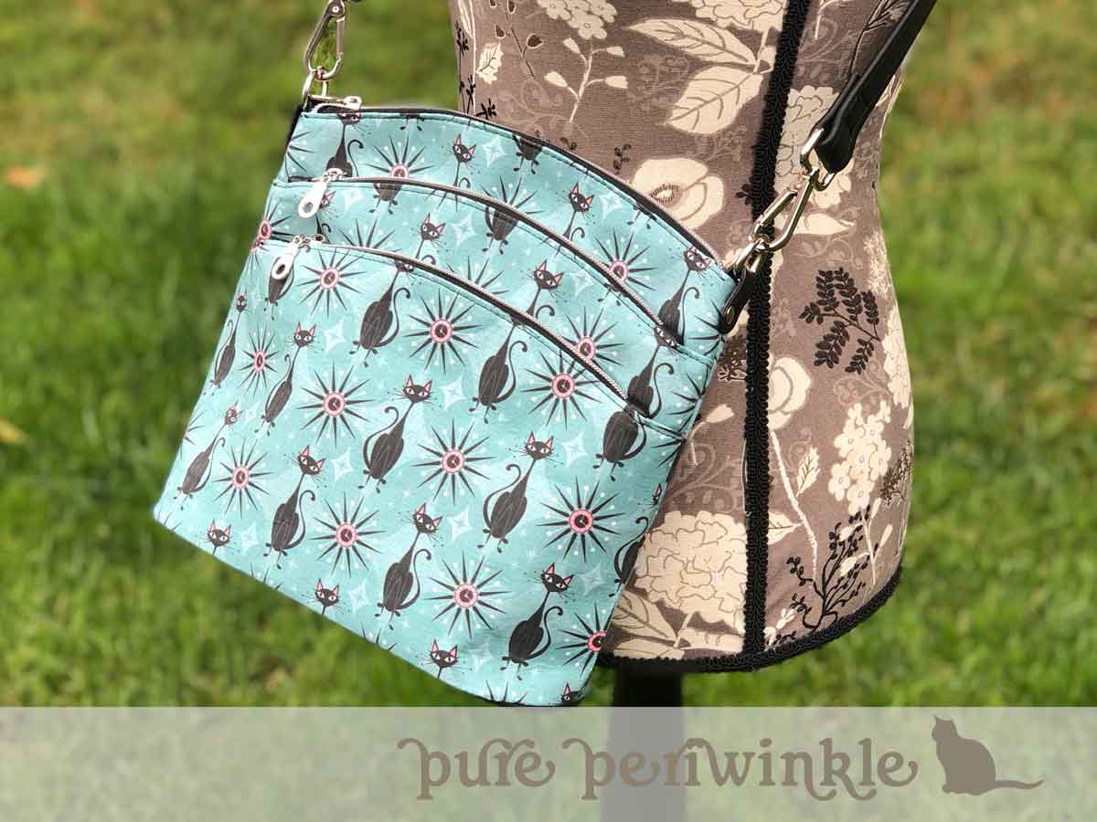 Aurora Triple Zip Crossbody Bag Detailed Overview A Quaint Stitch