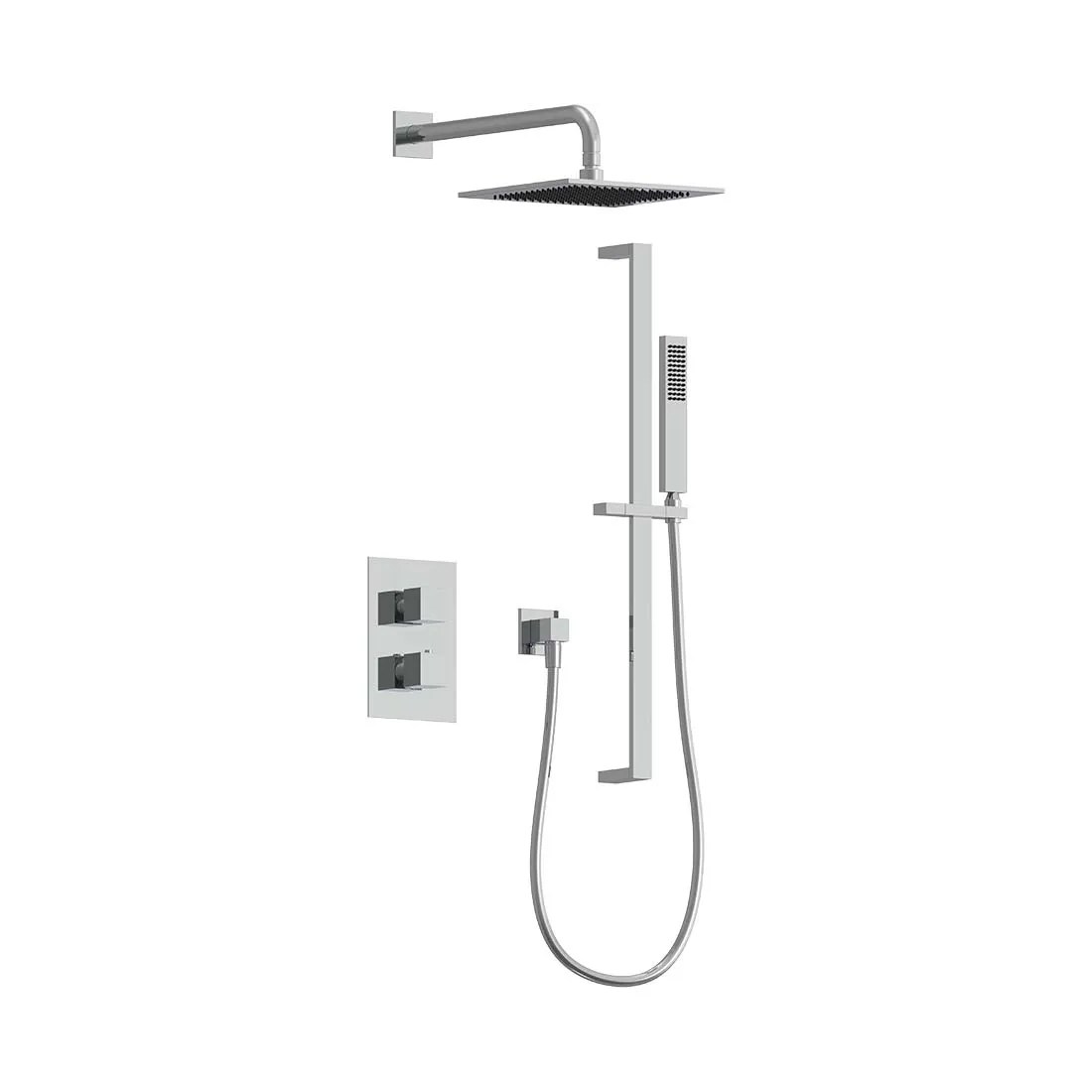 2Way Thermostatic Shower Trim Set Aqualem