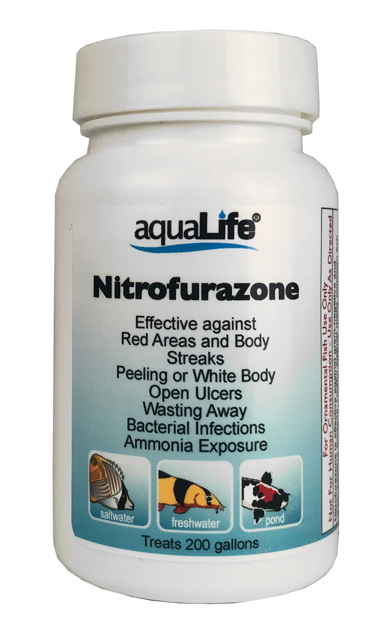Nitrofurazone Treats 200 Gallons aquaLife® Aquarium Life Support