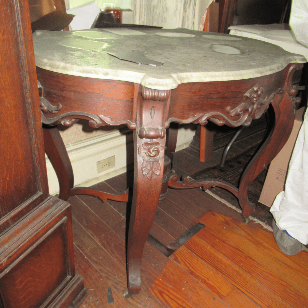 Fire Damage Antique Furniture Restoration A Quality Finish