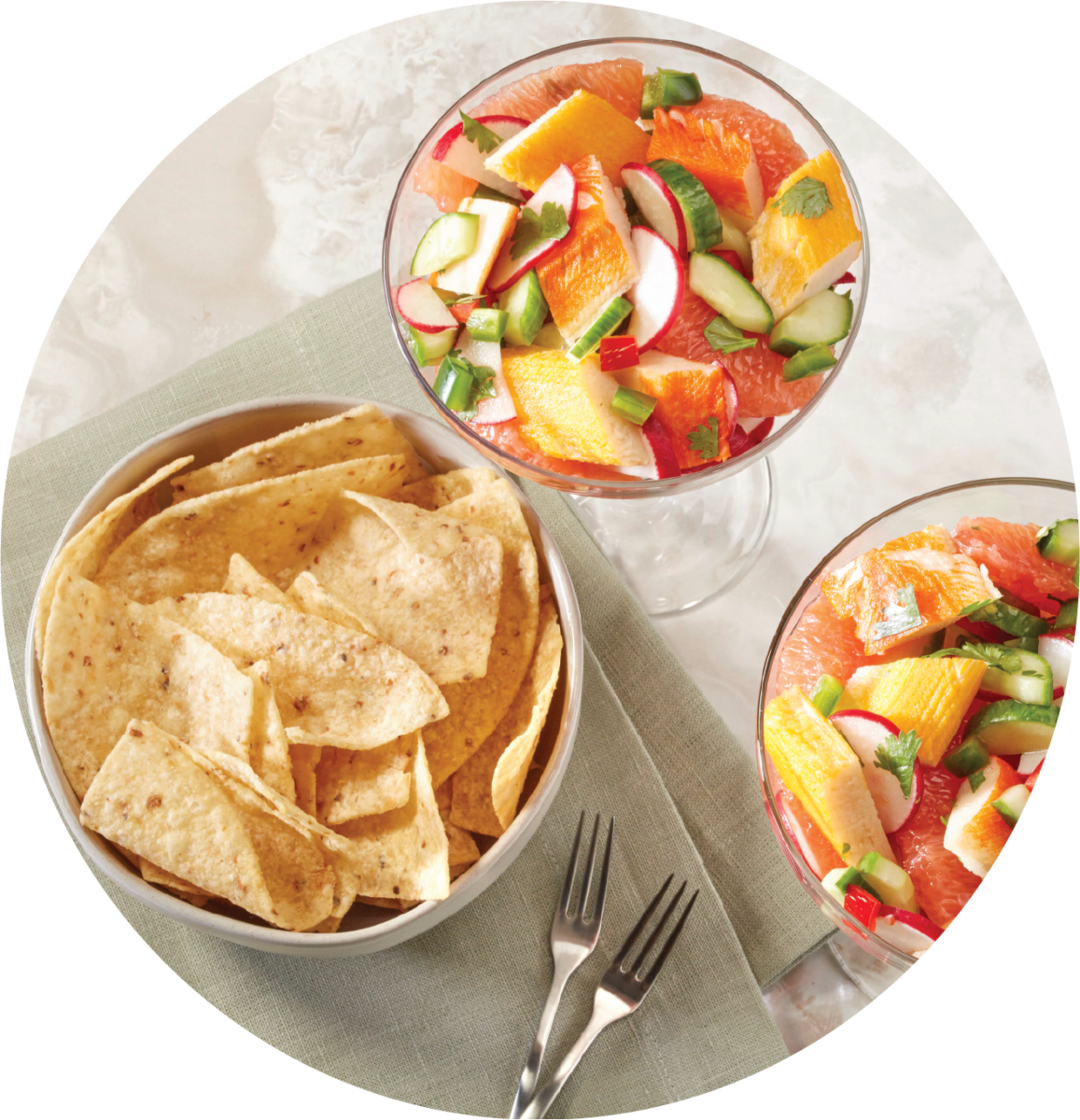 Crab & Haddock Ceviche Aquamar