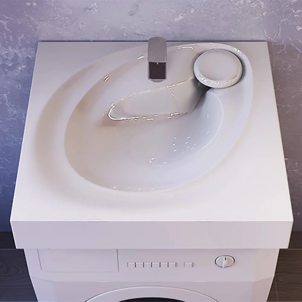 Раковина над стиральной машиной 60x55 см Raval Perla Per