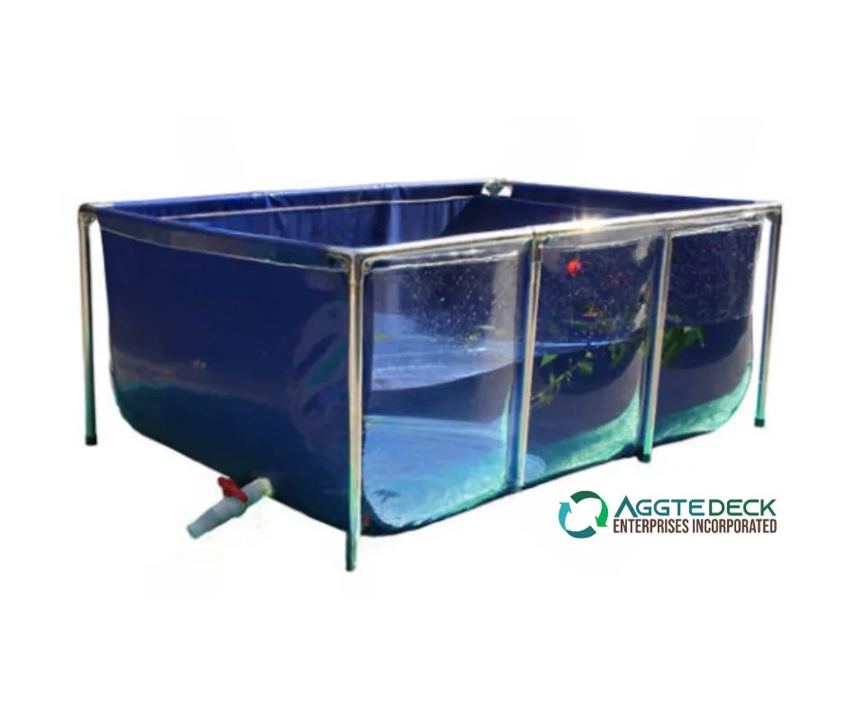 RC3190L (Stainless Steel Rectangular PVC Fish Tank) AquaponicsGoGreen