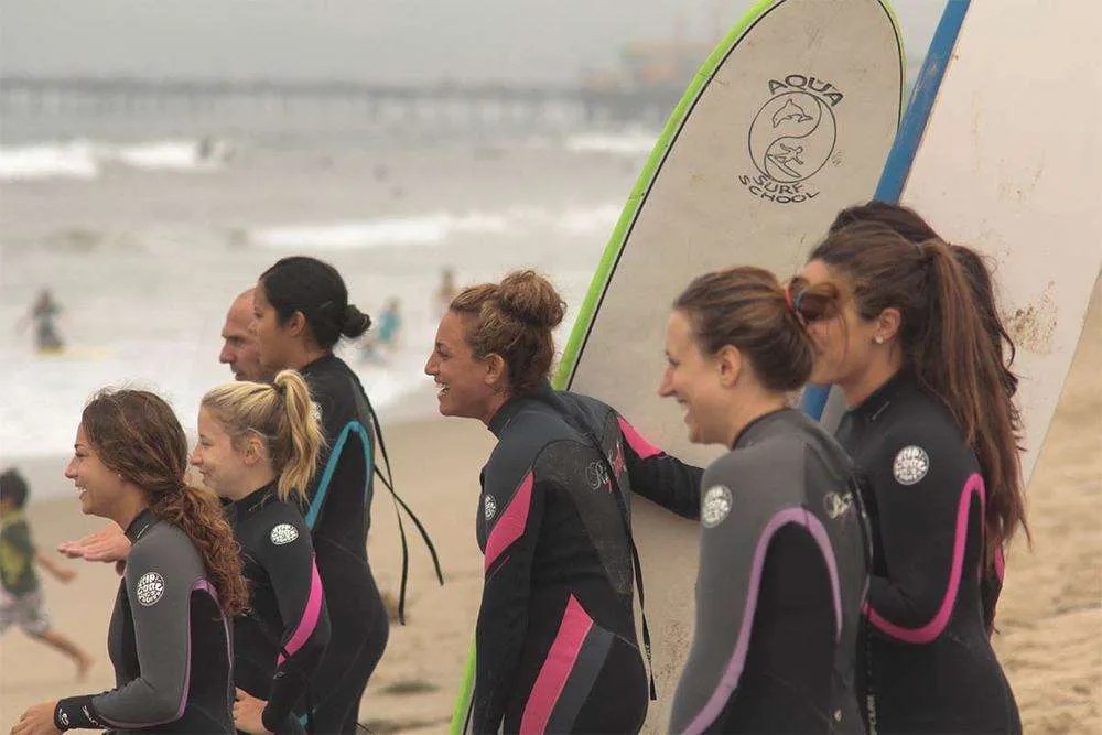Aqua Surf Lessons in California Redondo Beach Surf Lessons