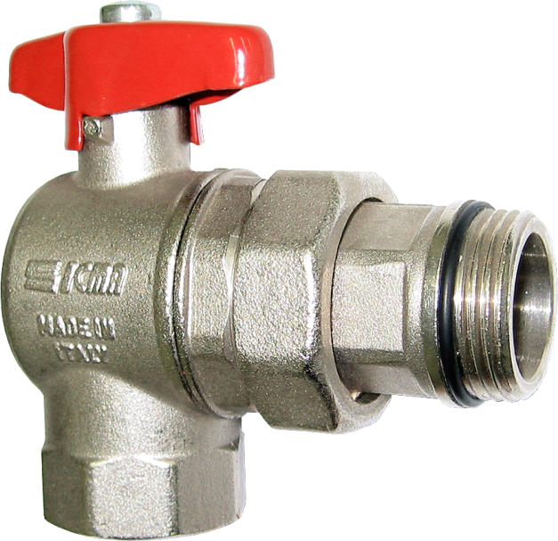 Aquaflow angle ball valve on/off 1″ connection Aquatech Heating