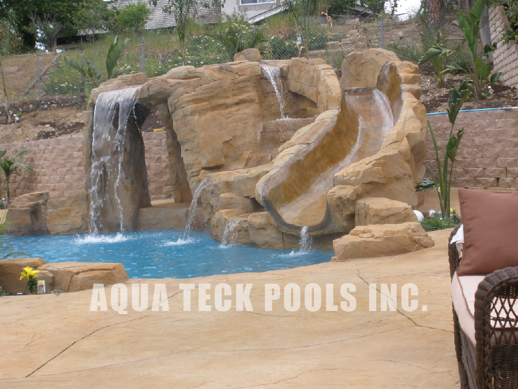 Photo Gallery Artificial Rock Pool Contractor Los Angeles Aqua Teck