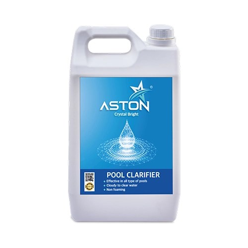 Pool Clarifier Liquid for Fast Acting Cloudy Water Treatment, Swimming