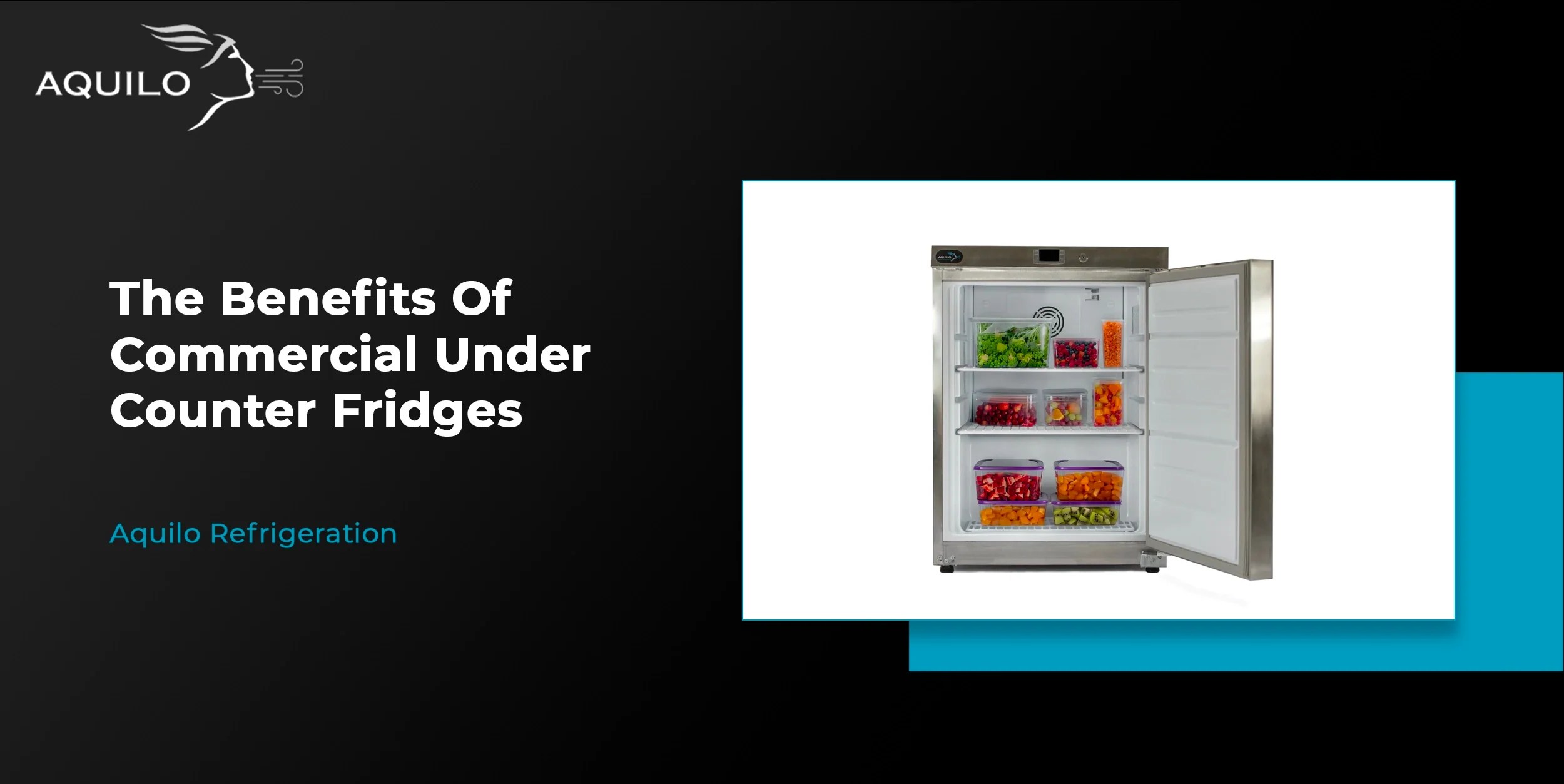 The benefits of commercial undercounter fridges Aquilo Refrigeration