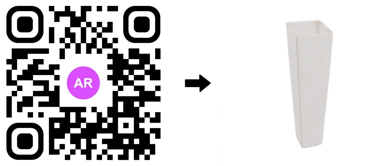 Decorative Vases downloadable 3D Models GLB & USDZ with corresponding