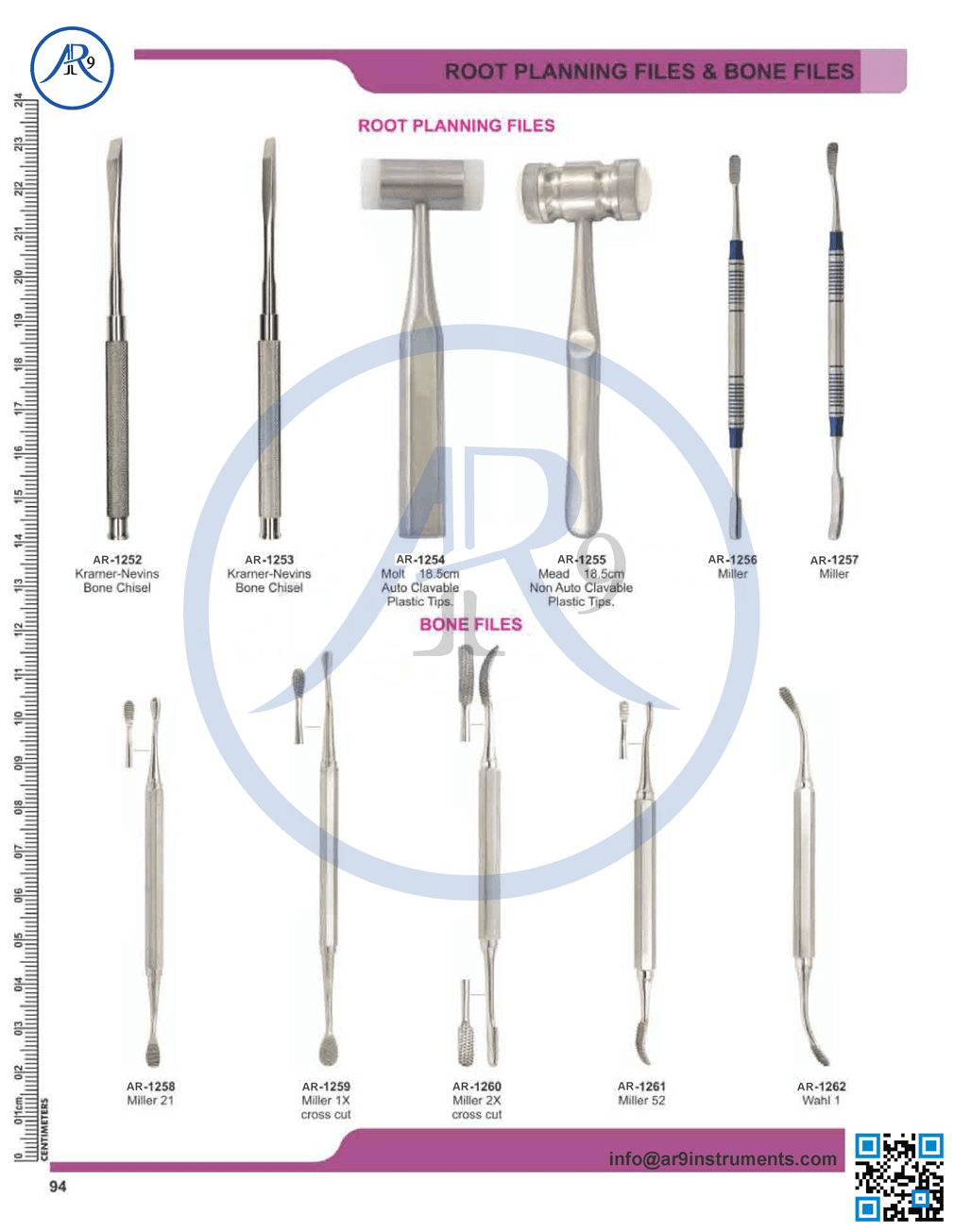Maxillofacial Surgery Instruments AR9 INSTRUMENTS