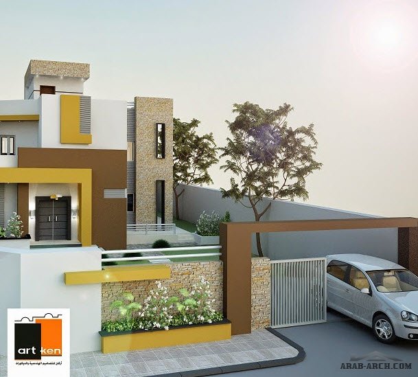 مشروع بناء حوش في طرابلسليبيا...Villa in TripoliLibya » arab arch