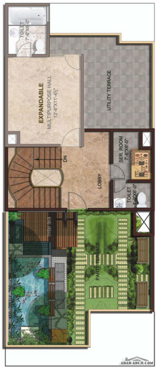 Duplex Villa floor plans » arab arch