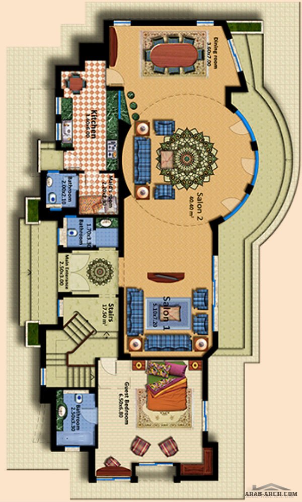 villa rose floor plans » arab arch