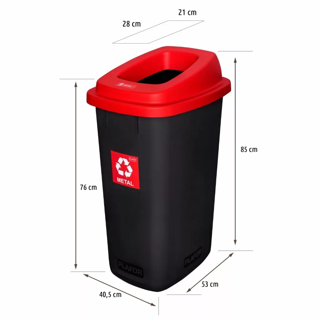 RECYCLING WASTE BINS WITH OPEN LID Arab Cleaning Company